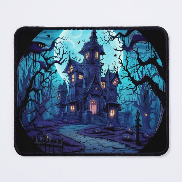 Item preview, Haunted House - Spooky Halloween Illustration designed and sold by ThreadvectorCo.
