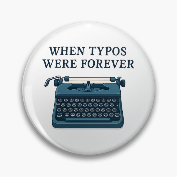 Item preview, When Typos Were Forever – Vintage Typewriter Nostalgia designed and sold by EdgyEdgeArt.
