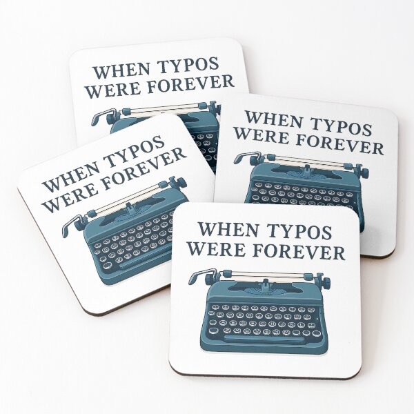 Item preview, When Typos Were Forever – Vintage Typewriter Nostalgia designed and sold by EdgyEdgeArt.