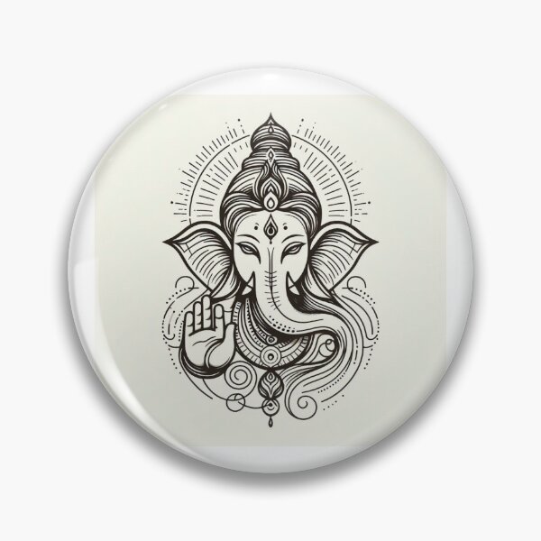 Item preview, Ganesh Chaturthi Special 2025: Divine Blessings Art - Limited Edition designed and sold by Dharma Creations.