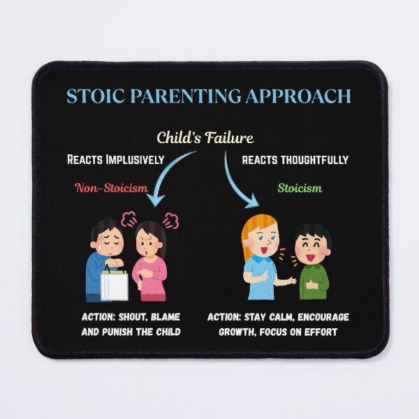 Item preview, The Stoic Parenting Secret to Turning Failures into Growth | Stoicism Teachings designed and sold by LexaArtworks.