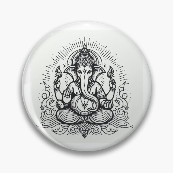 Item preview, Ganesh Chaturthi Special 2025: Divine Blessings Art - Limited Edition designed and sold by Dharma Creations.