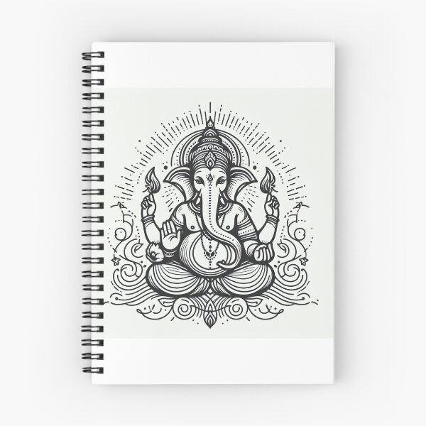 Item preview, Ganesh Chaturthi Special 2025: Divine Blessings Art - Limited Edition designed and sold by Dharma Creations.