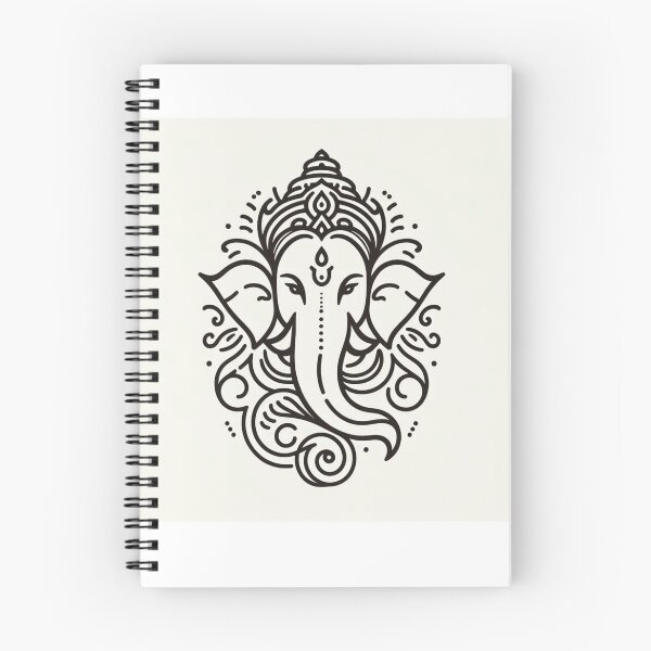 Item preview, Ganesh Chaturthi Special 2025: Divine Blessings Art - Limited Edition designed and sold by Dharma Creations.
