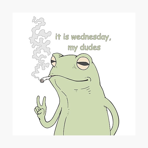 Item preview, It is Wednesday, my dudes  designed and sold by PrintyRelatable.