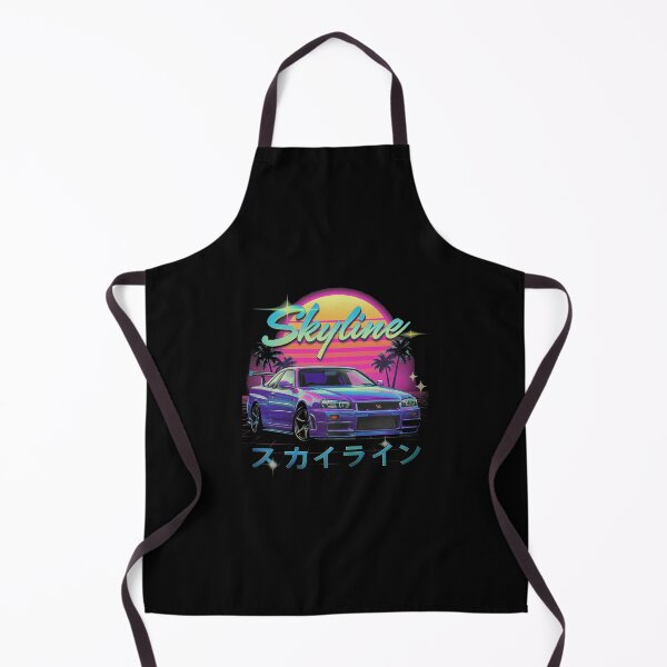 Item preview, Nissan R34 Skyline Retro Sunset Vaporwave Art designed and sold by TheArtOfCar.