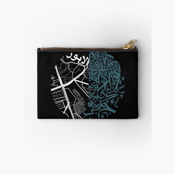 Item preview, Urban Arabic Calligraphy Map Art – Abstract Street Design by Blakink designed and sold by Blakink .