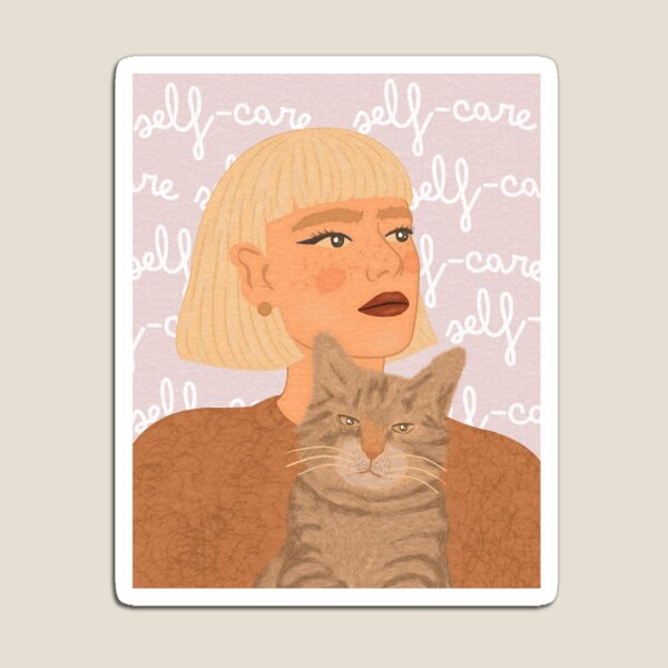 Item preview, My Cat is My Self-Care designed and sold by kokorotheshop.