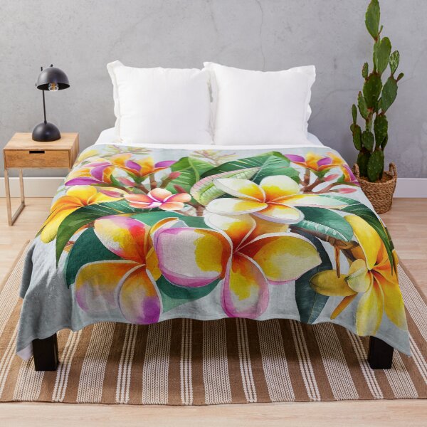 Item preview, Colorful Hawaiian Sunrise Plumeria designed and sold by J Marielle Designs.