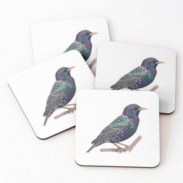 Item preview, The Starling - Minimalist Bird Design designed and sold by TheArtEngineer.