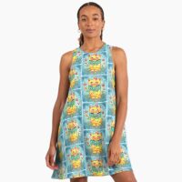 Flowers Yellow Cat Shirt