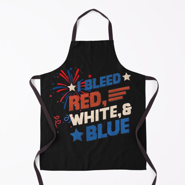 Item preview, American National Day "I Bleed red, white and blue" designed and sold by Nimkaew.