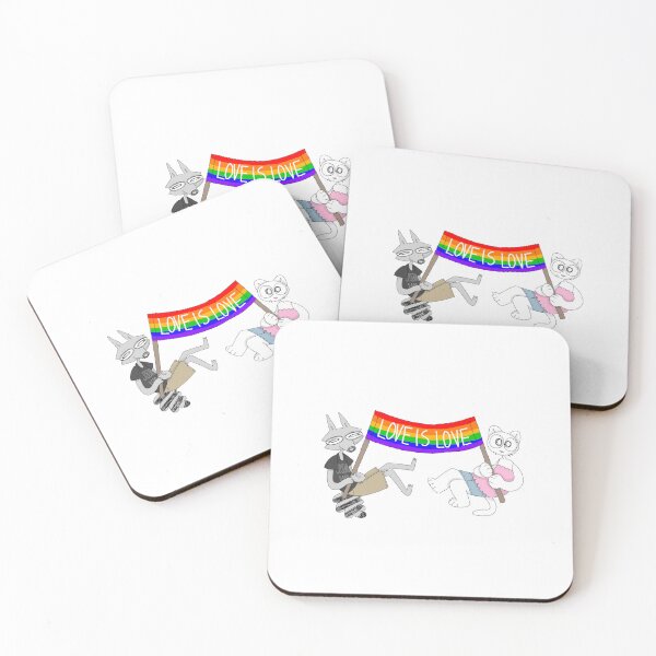 Item preview, Billie and Mittens Pride designed and sold by alexcreatesart.