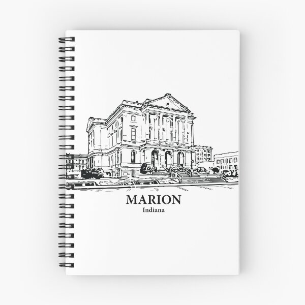 Item preview, Marion - Indiana designed and sold by Lakeric Cityscapes.