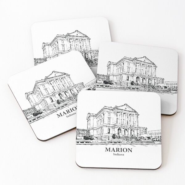 Item preview, Marion - Indiana designed and sold by Lakeric Cityscapes.