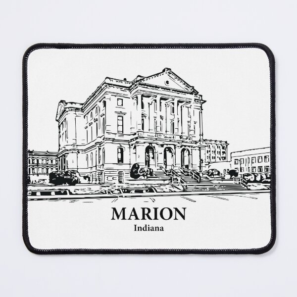 Item preview, Marion - Indiana designed and sold by Lakeric Cityscapes.