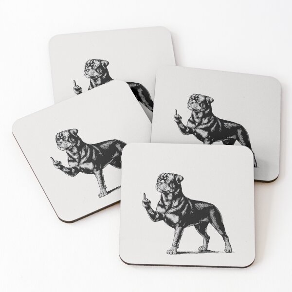 Item preview, Rottweiler showing middle finger designed and sold by 123ks.