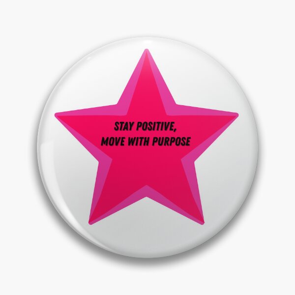 Item preview, stay positive, move with purpose designed and sold by ChiWellness Shop.