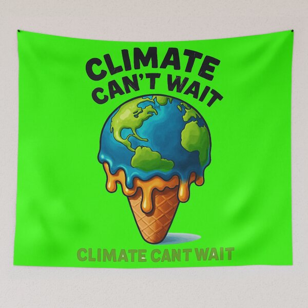 Item preview, Melting Earth Ice Cream – Climate Can't Wait Design designed and sold by BestDetailer.