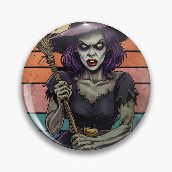 Item preview, Zombie Witch - Broom Master designed and sold by NightTimeJ.