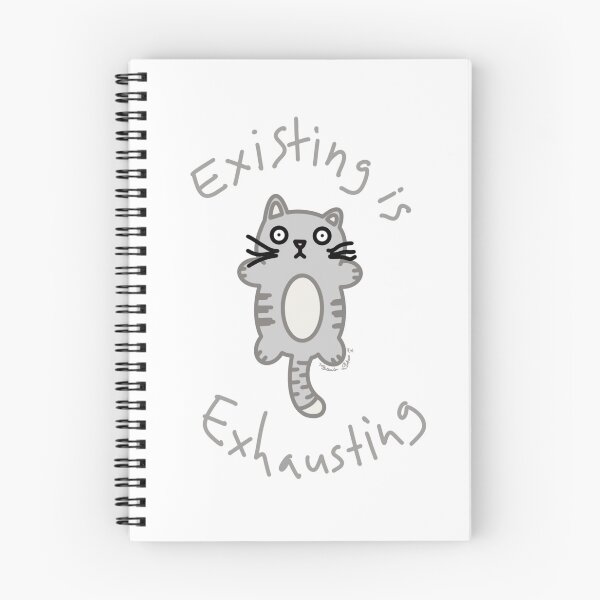 Item preview, Existing is Exhausting Tabby designed and sold by DustieNiche.