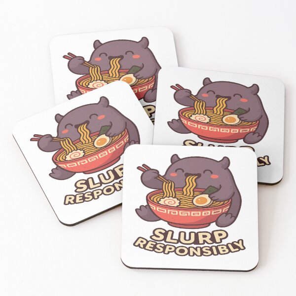 Item preview, Ramen Monster – Slurp Responsibly designed and sold by PastimeMastery.
