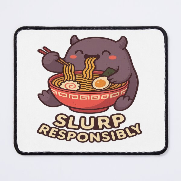 Item preview, Ramen Monster – Slurp Responsibly designed and sold by PastimeMastery.