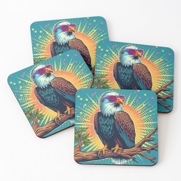 Item preview, colorful eagle designed and sold by Dogandesighn.