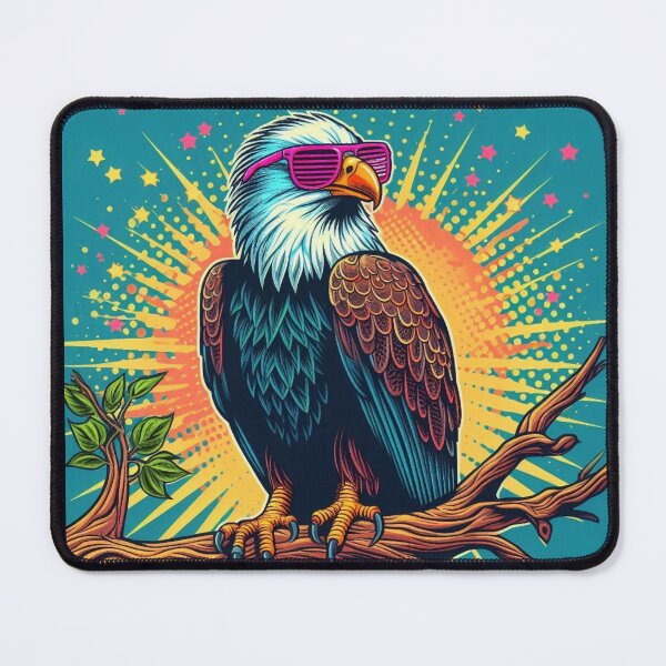 Item preview, colorful eagle designed and sold by Dogandesighn.