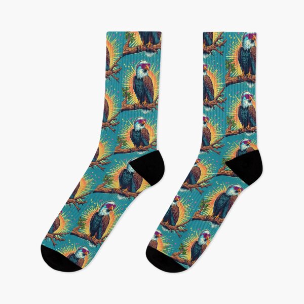 Item preview, colorful eagle designed and sold by Dogandesighn.