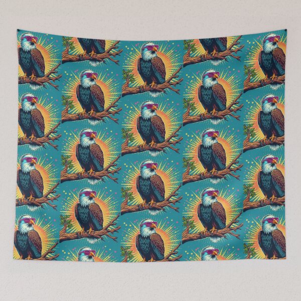 Item preview, colorful eagle designed and sold by Dogandesighn.