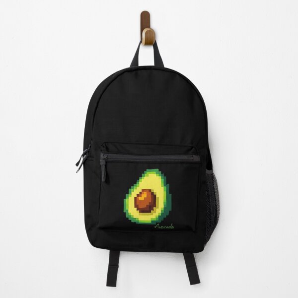 Item preview, Half avocado fruit 8-bit Pixel designed and sold by EmsiPrintVault.