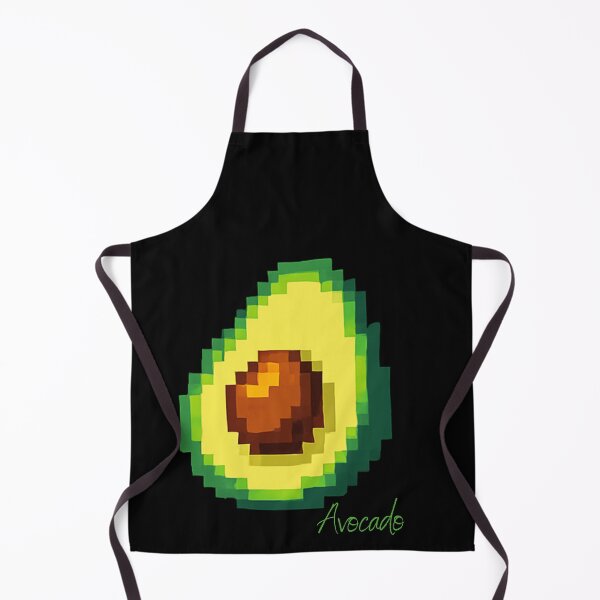 Item preview, Medio aguacate de 8 bits designed and sold by EmsiPrintVault.