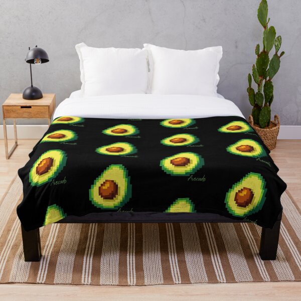 Item preview, Medio aguacate de 8 bits designed and sold by EmsiPrintVault.