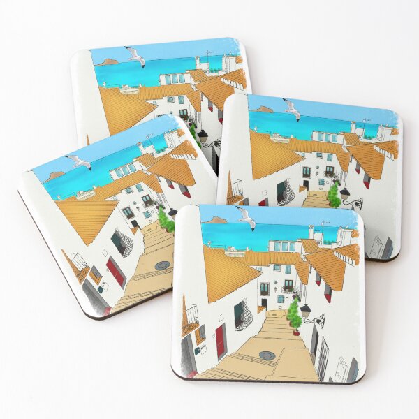Item preview, Altea, beatifll Mediteranean town in Spain designed and sold by IneffableIllust.