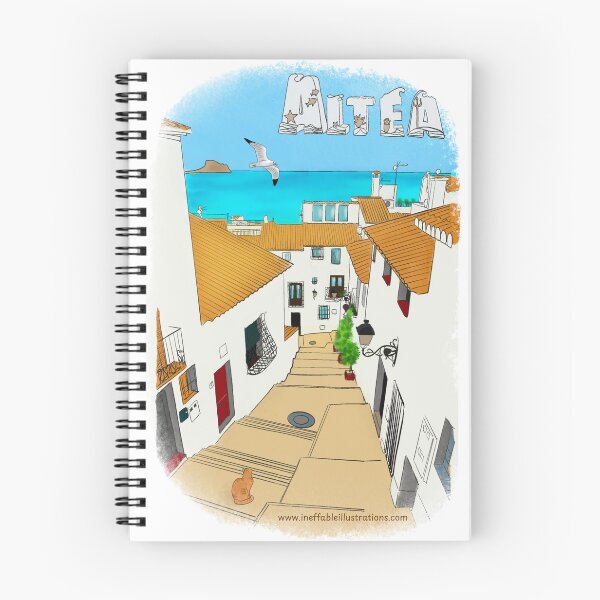 Item preview, Altea, beatifll Mediteranean town in Spain designed and sold by IneffableIllust.