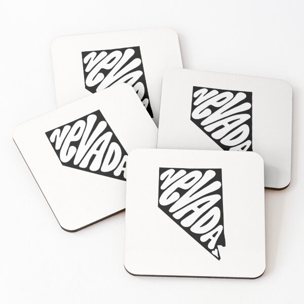 Item preview, Nevada State Art Print (Black) designed and sold by PepAndGrace.