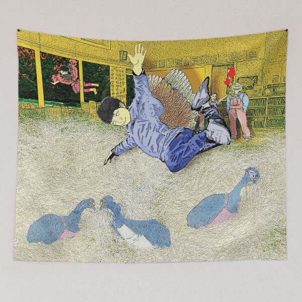Item preview, Kids with wings, emus nesting below designed and sold by UncleBunkle.