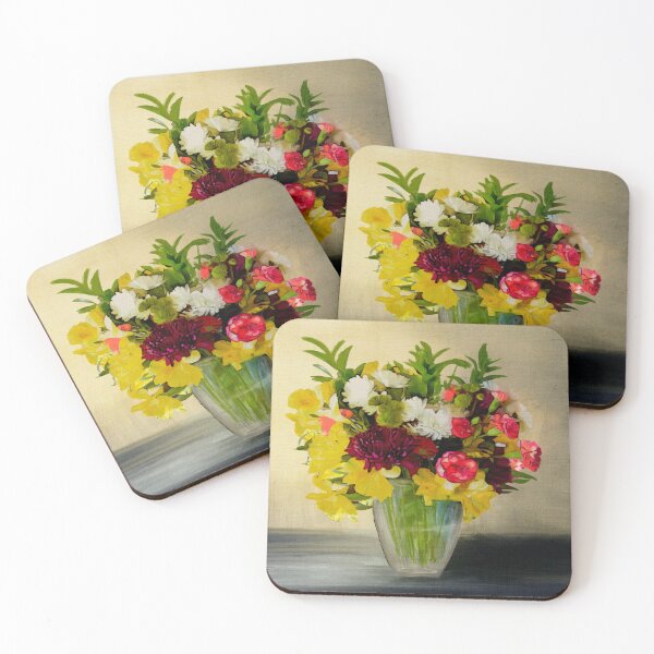 Item preview, Oil Painting Vase of Flowers on Digital Canvas designed and sold by DonnaRaquel.