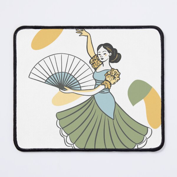 Item preview, Woman with a fan dancing. Music and dancing designed and sold by Erik Visnievskij.