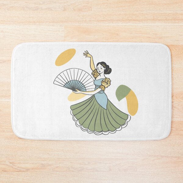 Item preview, Woman with a fan dancing. Music and dancing designed and sold by Erik Visnievskij.