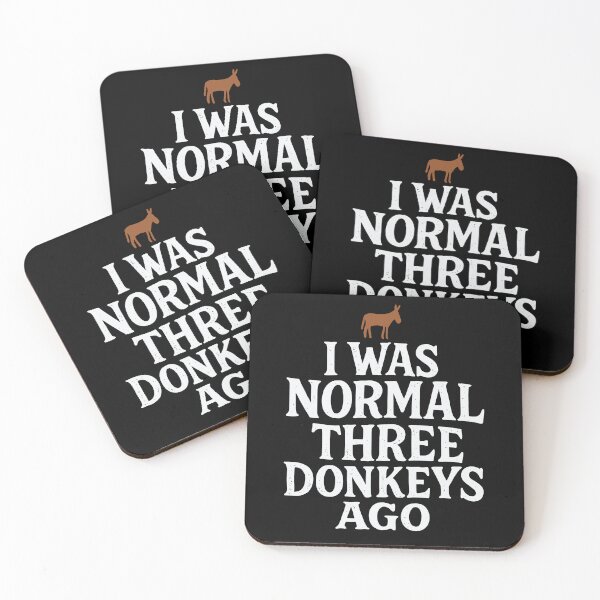 Item preview, I Was Normal Three Donkeys Ago | Funny Country Farmer designed and sold by tmerchtrends.