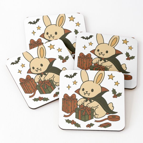 Item preview, Vampire Bunny’s Spooky Gift Wrap – Haunted Holidays Begin designed and sold by inkNext.