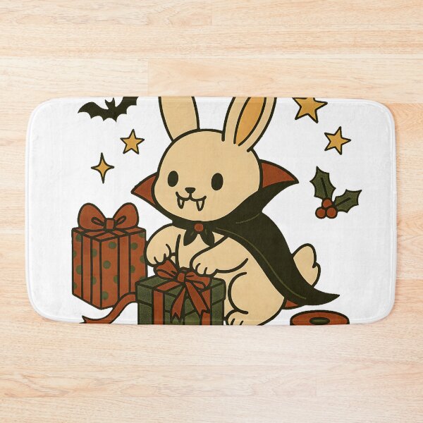 Item preview, Vampire Bunny’s Spooky Gift Wrap – Haunted Holidays Begin designed and sold by inkNext.