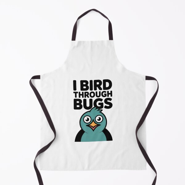 Item preview, I Bird Through Bugs – Minimalist Birder Statement designed and sold by Brainy Bird's Place.