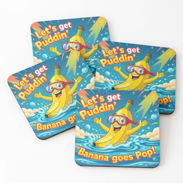 Item preview, Let’s get puddin’licious – Banana goes Pop! designed and sold by FotoworldEdel.
