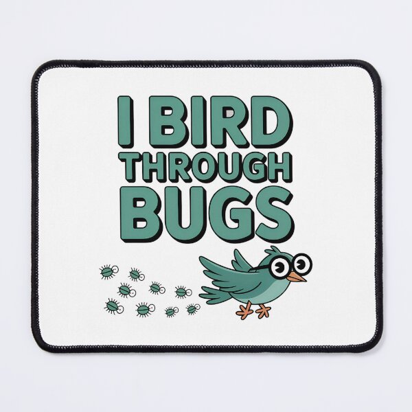 Item preview, I Bird Through Bugs – Running Bird and Insects designed and sold by Brainy Bird's Place.