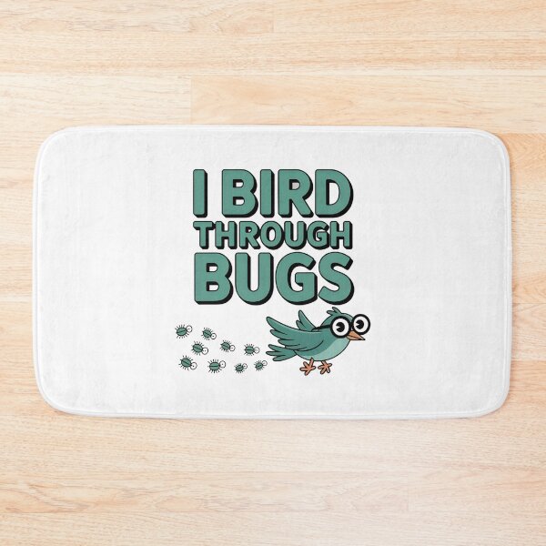 Item preview, I Bird Through Bugs – Running Bird and Insects designed and sold by Brainy Bird's Place.