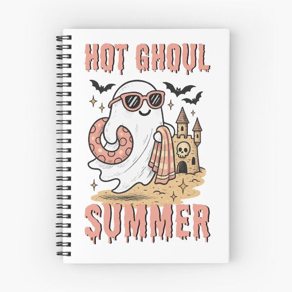 Item preview, Hot Ghoul Summer Cute Ghost Sunglasses - Halloween Spooky Babe Pink Sandcastle Funny Summer Ghoul designed and sold by Run to Creations.