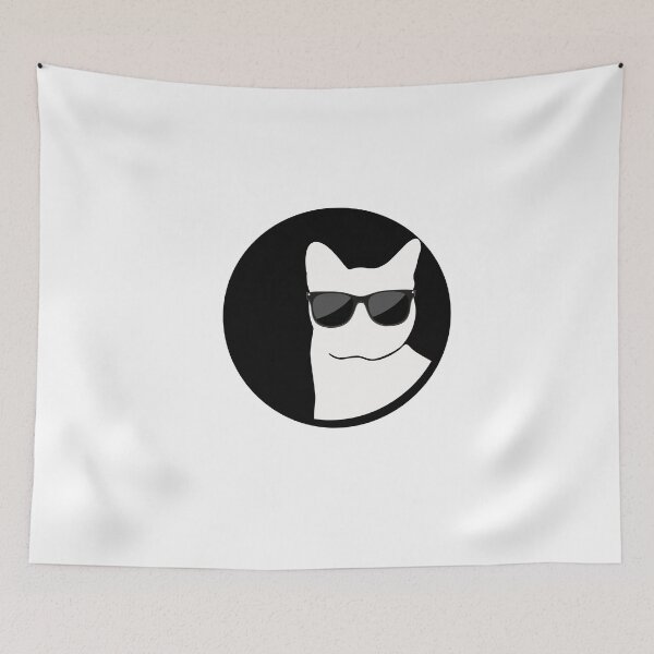 Item preview, Minimal Cool Cat with Shades designed and sold by MOTAS FASHION .